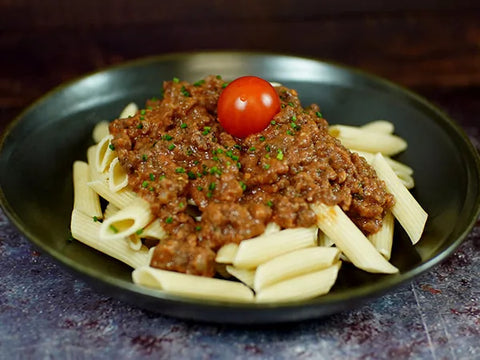 Vollkornspiralen an Bolognese