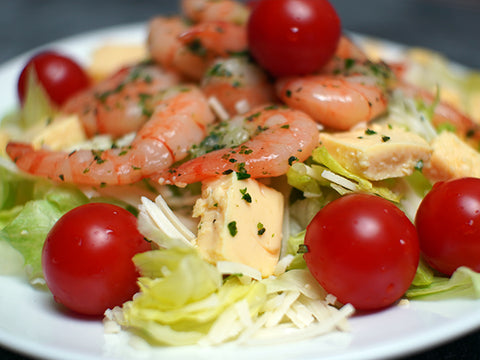 Shrimp-Cäsar-Salat