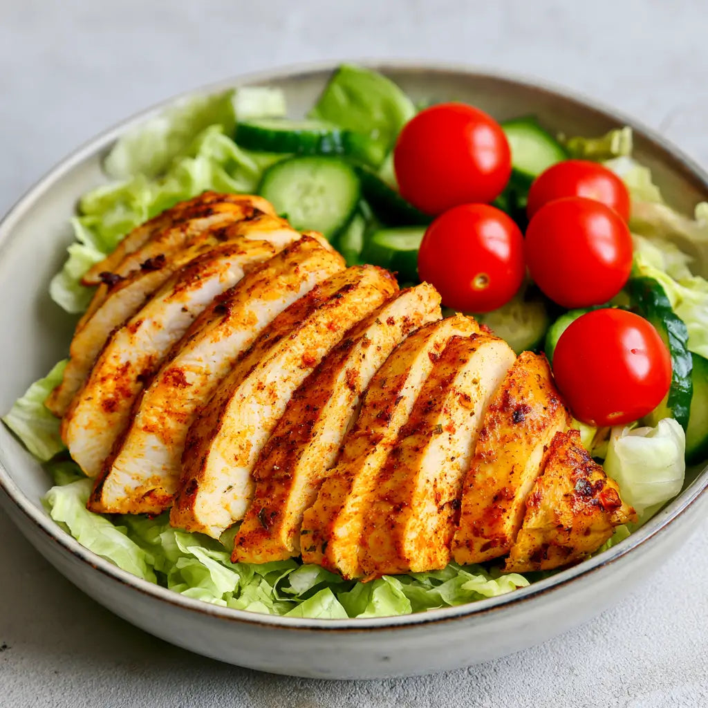 Stoffwechsel: Poulet-Salat