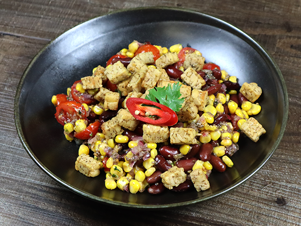 Burrito-Bowl mit Tempeh