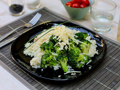 Risotto mit Brokkoli und Käse