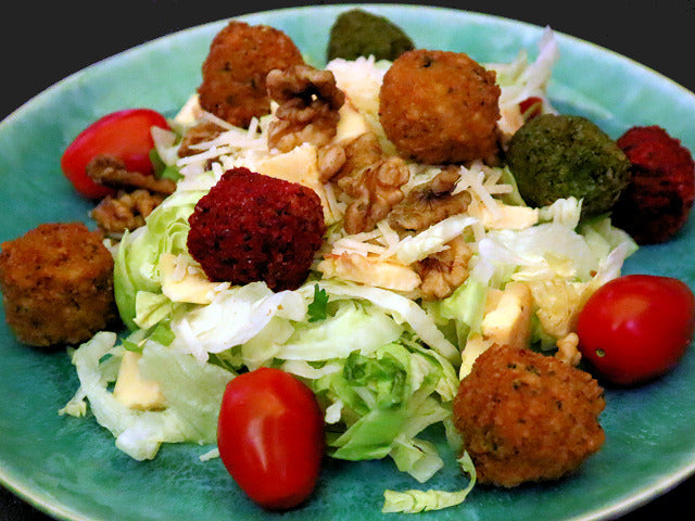 Falafel-Cäsar-Salat