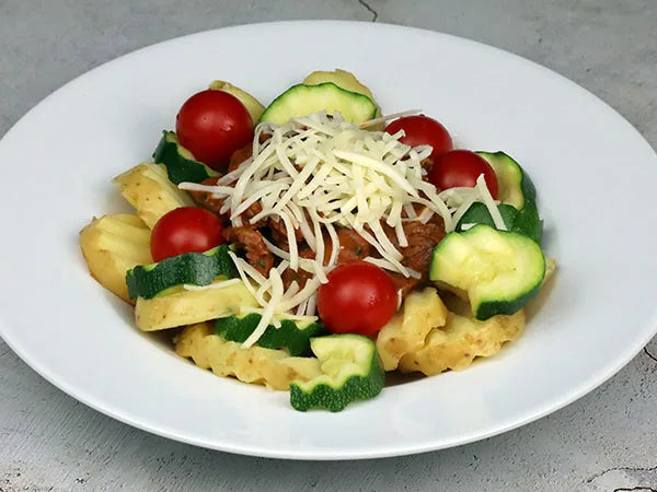 Rinds-Vitanoff mit Kartoffeln, Gemüse und Käse