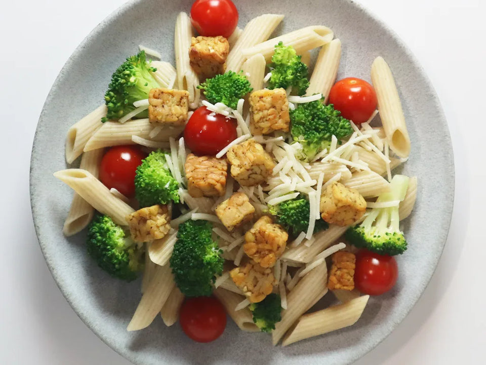 Tempeh-Spiralen-Salat