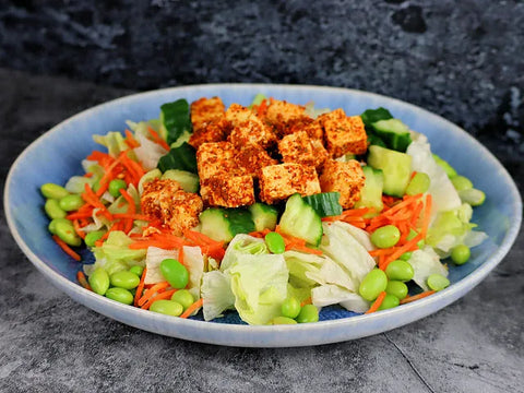 Tofu-Edamame Salat