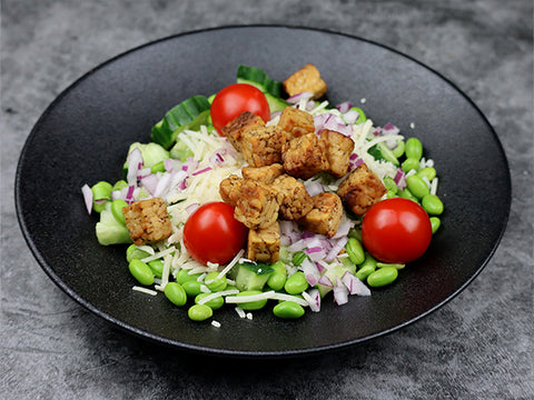 Tempeh-Edamame-Salat